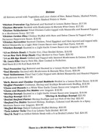 Mountain View Bar Restaurant And Pizza menu