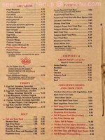 New China Pacific menu