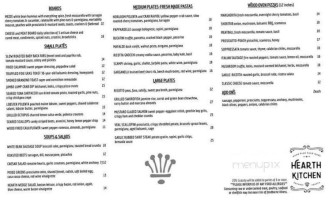 Hearth Kitchen menu