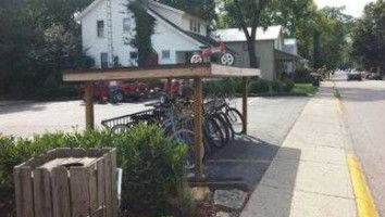 The Corner Cone Dairy Grill Bike Rental outside