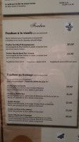 La Petite Fringale menu