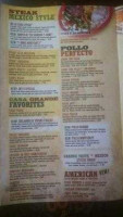 Casa Grande Mexican Grill And Br menu