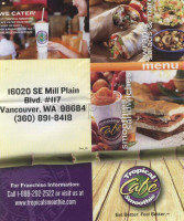 Tropical Smoothie Cafe menu