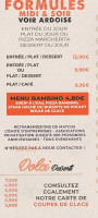 L’angelo menu