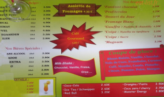 L'arlequin menu