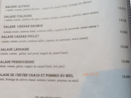 L'octopussy menu