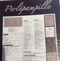 Perlepampille menu