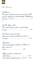 Les Prateaux menu