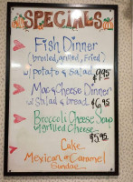 Crossing Diner menu