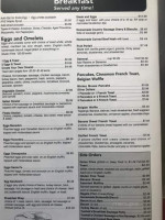 Burger Den menu