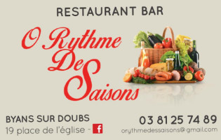 O Rythme des Saisons food