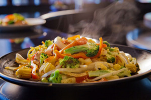 Huhot Mongolian Grill food