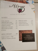 Le Marquant City menu