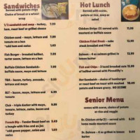 Moms Cafe menu