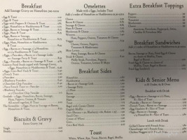 Carla's Diner menu