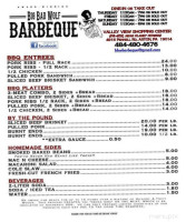 Big Bad Wolf Barbeque Bbq menu