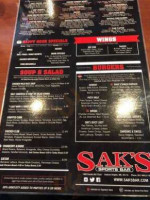 Sak's Sports food