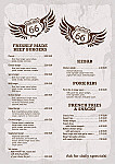 Raganas Burgers menu