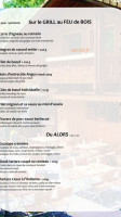 Le Galeta menu