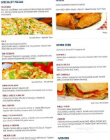 Pizza Joe's menu