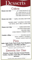 Mary Ann Pastry Shop menu