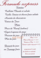 La Table D’emile menu