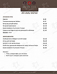 Mocca D'or menu