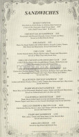 The Cheesecake Factory menu