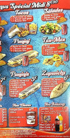 Milano Pizza menu