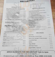 Three Brothers Ii menu