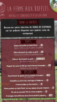 La Ferme Aux Buffles menu