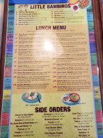 El Burrito Loco menu