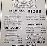 La Posada menu