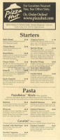 Bosco's Pizza menu