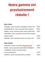 Piazza Italia menu