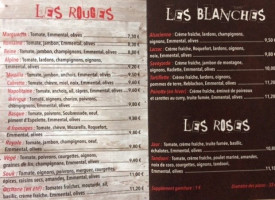 LA RODGE PIZZERIA menu