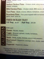 Keeley's Alehouse Grille menu