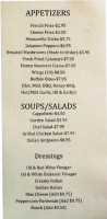 Colarusso's Bistro menu