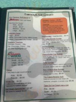 White Dotte Dairy menu