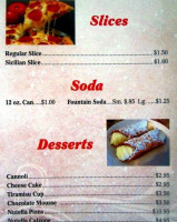 Peter's Pizzeria menu