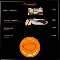 L’écailleur menu