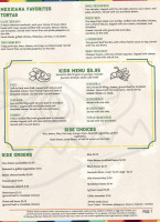 El Palenque Mexican menu