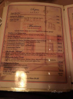 Malaga Spanish menu