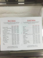 Thad's Place menu