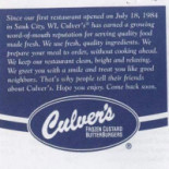 Culver's Piatti