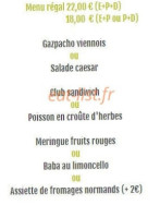 L’ambroisie menu