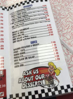 Boom A Rang Diner menu