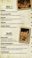 Villa Grecia menu