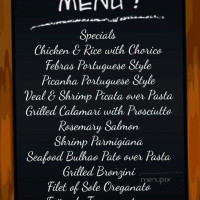 Costa Verde menu