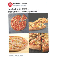 Papa John's Pizza food